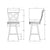 Amisco Kyle Stool - Swivel stool