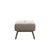 Stella Wood Ottoman with Table