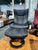 Stressless Wing set Chair & Ottoman