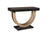 Handstone Contempo 46” Sofa Table w/Metal Curves New