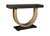 Handstone Contempo 54” Sofa Table w/Metal Curves New