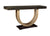 Handstone Contempo 72” Sofa Table w/Metal Curves New