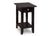 Handstone Demilune Square Chair Side Table