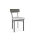Amisco Lauren Chair (Upholstered seat and wood veneer backrest)