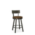 Amisco Lauren Stool with Metal Backrest