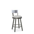 Amisco Lauren Stool with Stainless steel Backrest